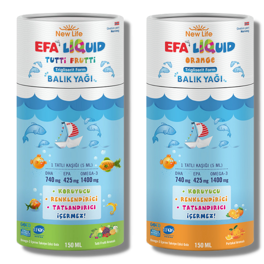 New Life Efa Liquid Balık Yağı Sıvı 150 ml