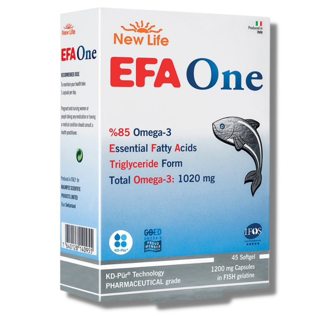 New Life EFA One Omega-3 Balık Yağı 45 Kapsül