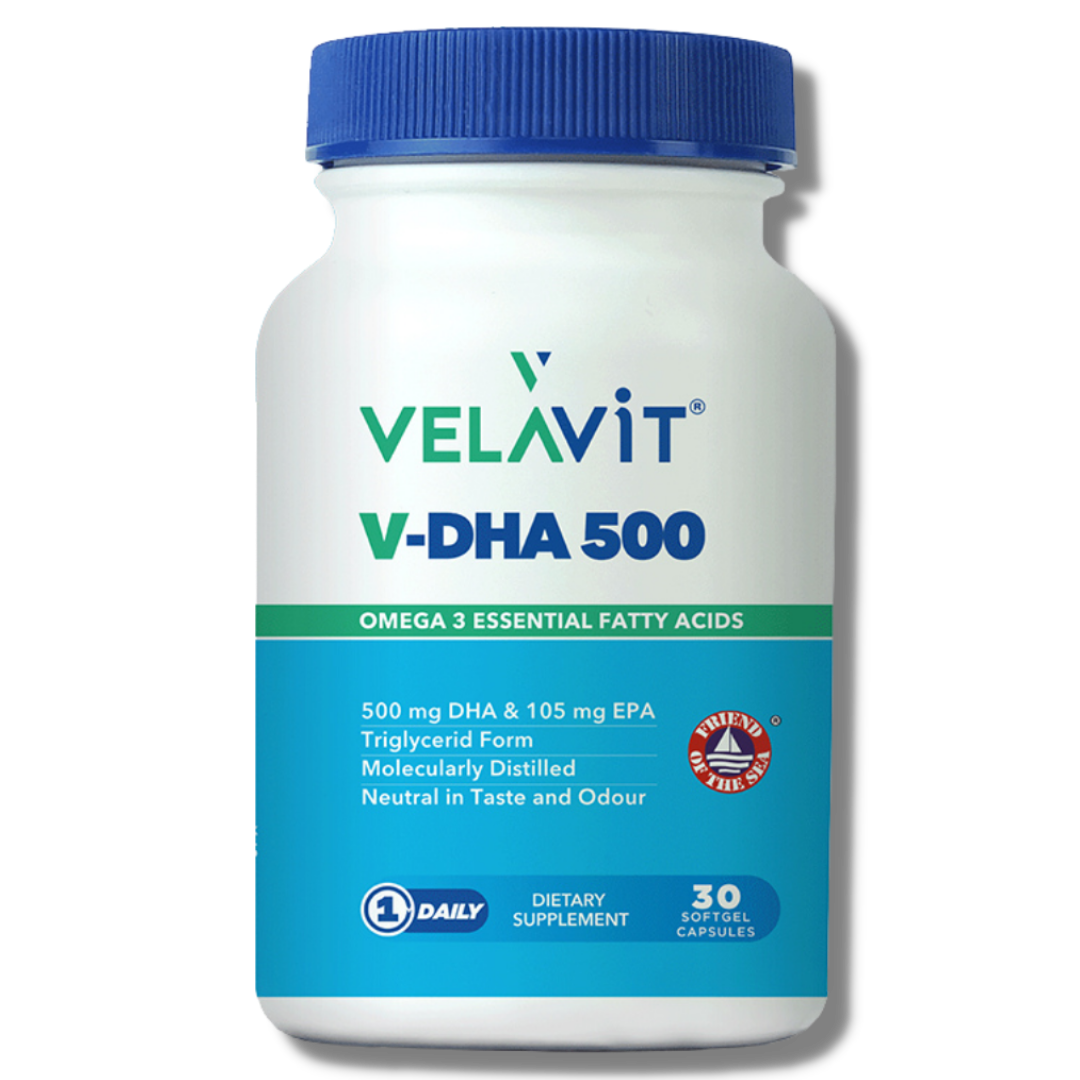 Velavit V-DHA 500 mg 30 Kapsül