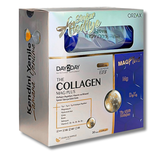 Day2Day Collagen Mag Plus 30 Saşe + Shaker Hediyeli