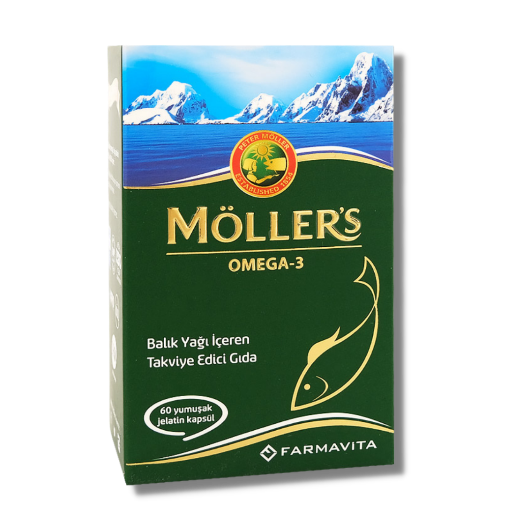 Möller's Omega 3 Balık yağı 60 Kapsül