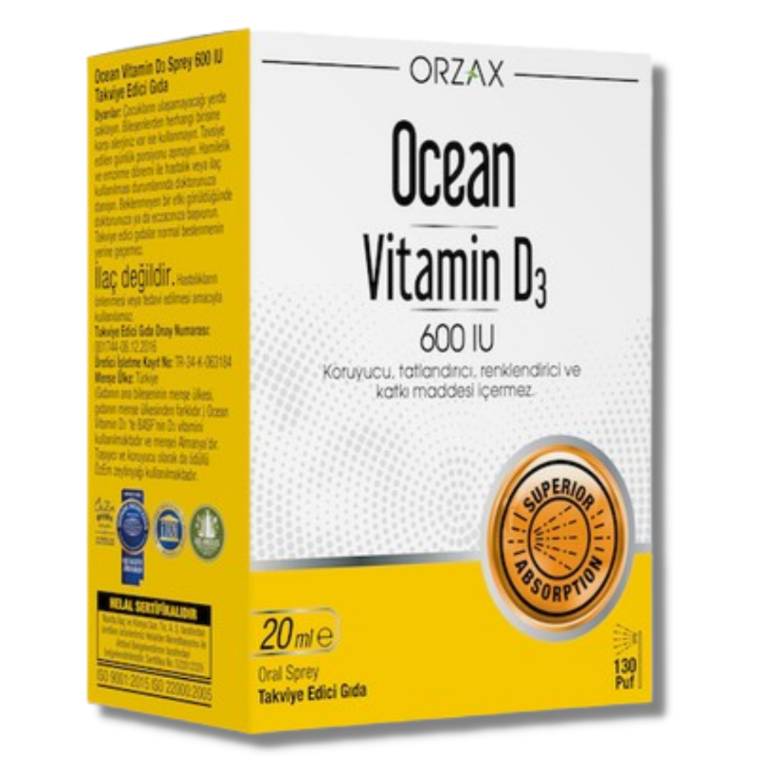 Ocean Vitamin D3 600 IU Oral Sprey 20 ml