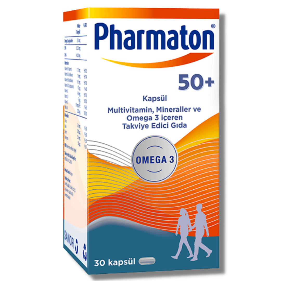 Pharmaton 50+ Plus Multivitamin 30 Kapsül