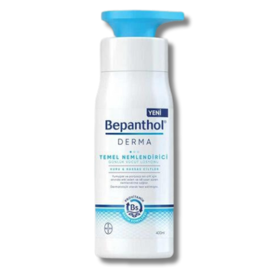 Bepanthol Derma Temel Nemlendirici Kuru Hassas Ciltler Losyon 400 ml