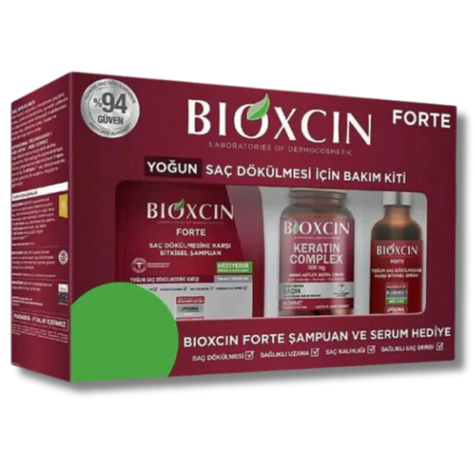 Bioxcin Forte Yoğun Saç Dökülmesi İçin Bakım Kiti