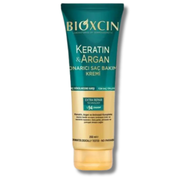 Bioxcin Keratin ve Argan Onarıcı Saç Bakım Kremi 250 ml