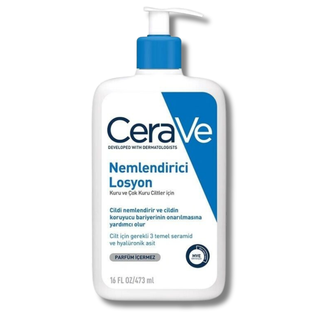 CeraVe Nemlendirici Yüz ve Vücut Losyonu-Seramid Ve Hyalüronik Asit İçerikli 473 ml