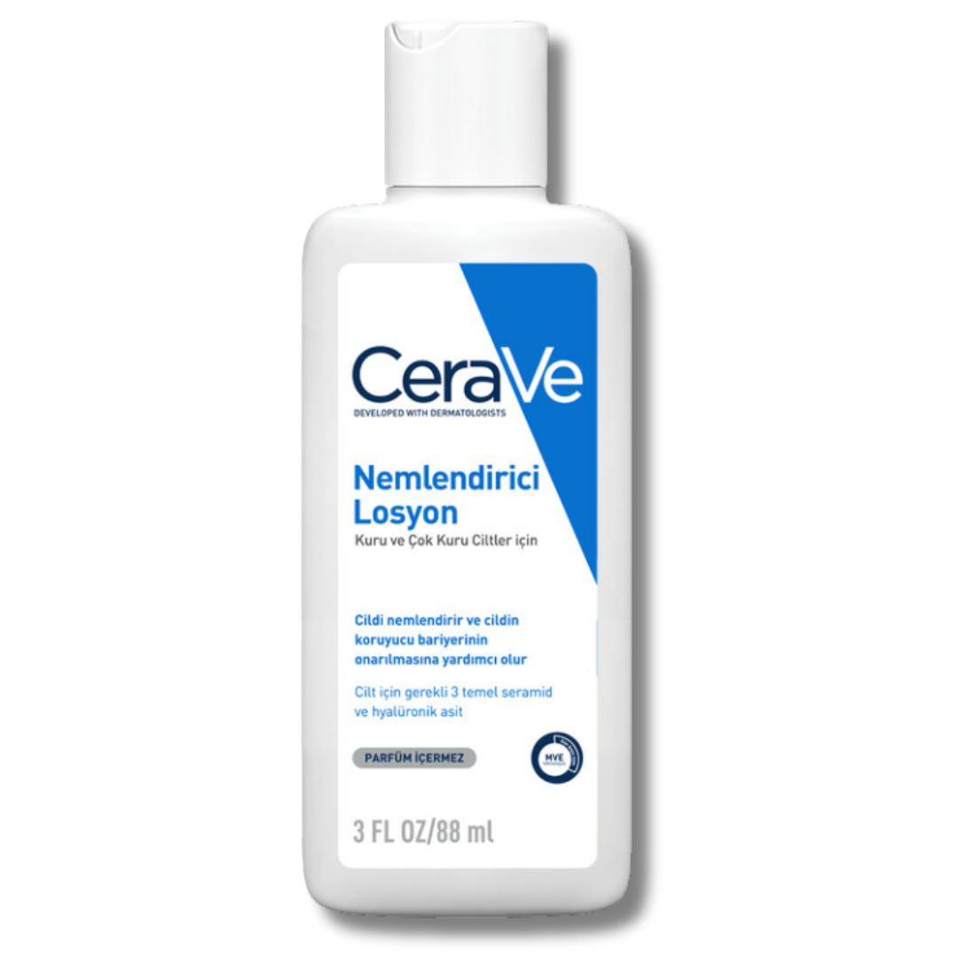 CeraVe Nemlendirici Yüz ve Vücut Losyonu-Seramid Ve Hyalüronik Asit İçerikli 88 ml