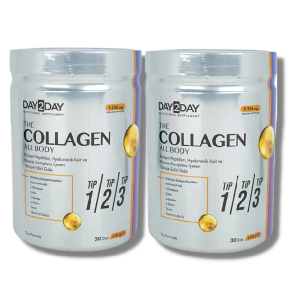 Day2Day The Collagen All Body 300 gr Toz Kolajen - 1+1 Hediyeli