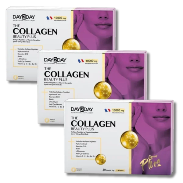 Day2Day The Collagen Beauty Plus Mango Aromalı 3 Adet 30x40 ml Tüp