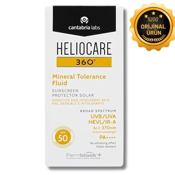 Heliocare 360 Mineral Tolerance Fluid SPF50 Güneş Kremi 50 ml