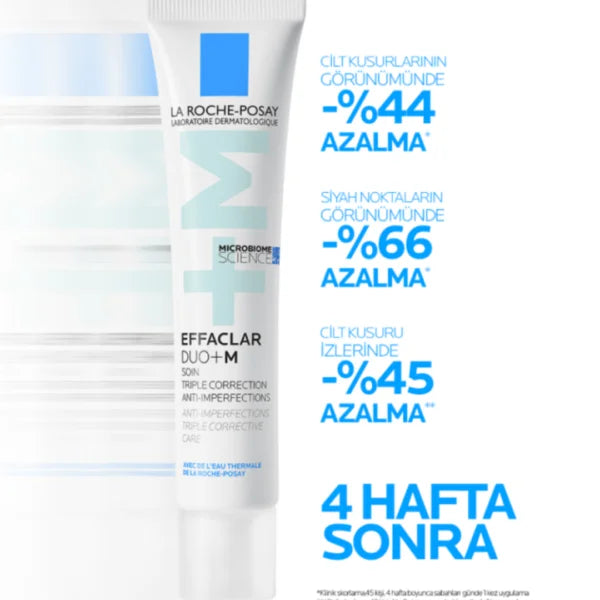 La Roche Posay Effaclar Duo+M Yağlı Ve Akneye Eğilimli Ciltler için Yüz Bakım Kremi 40 ml