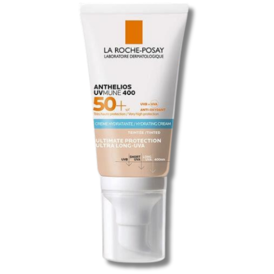 La Roche Posay Anthelios UVmune SPF+50 Hassas Ciltler İçin Yüksek Korumalı Renkli Yüz Güneş Kremi 50 ml