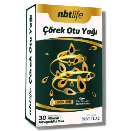 NBT Life Çörekotu Yağı 30 Kapsül