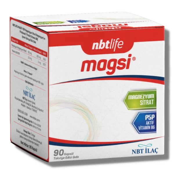 NBT Life Magsi P5P Vitamin B6 90 Kapsül