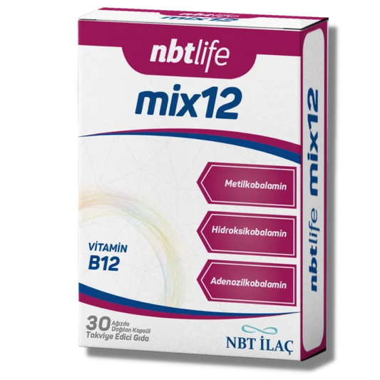 NBT Life Mix Vitamin B12 30 Kapsül