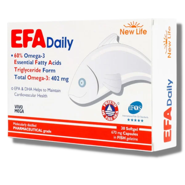 New Life EFA Daily Omega 3 Balık Yağı 30/60 Kapsül