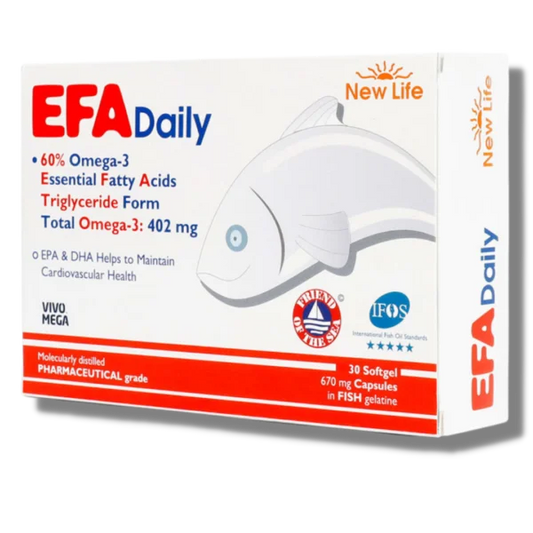 New Life EFA Daily Omega 3 Balık Yağı 30/60 Kapsül