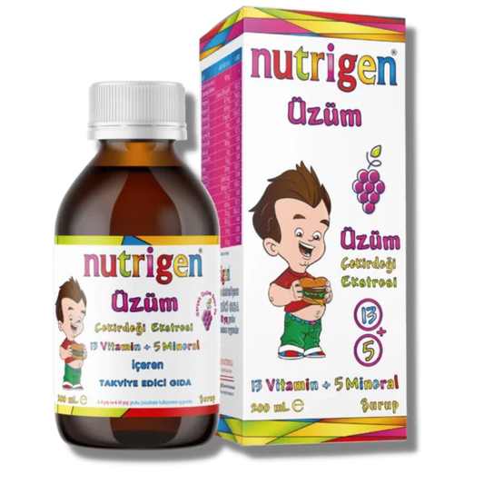 Nutrigen Üzüm Çekirdeği Ekstresi Multivitamin 200 ml Şurup