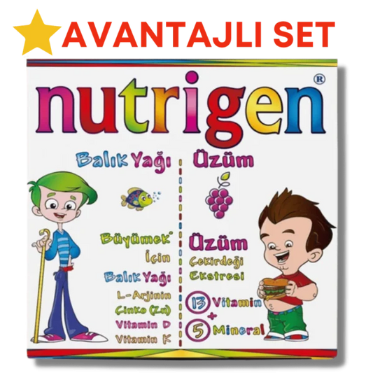 Nutrigen Üzüm Çekirdeği Ekstresi Şurup + Balık Yağı Şurup