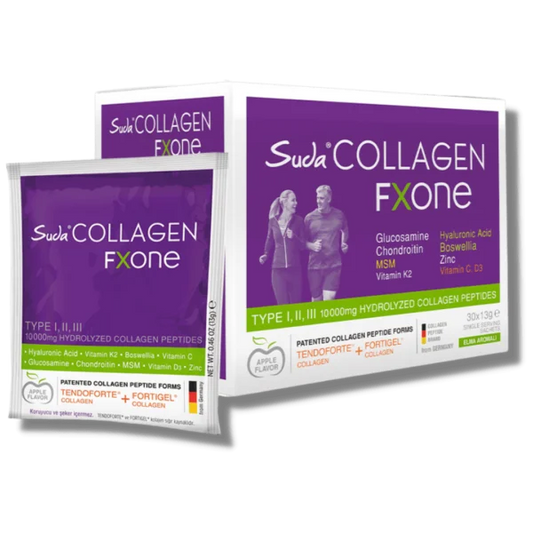 Suda Collagen Fxone Elma Aromalı Kolajen 13gx30 Sachet