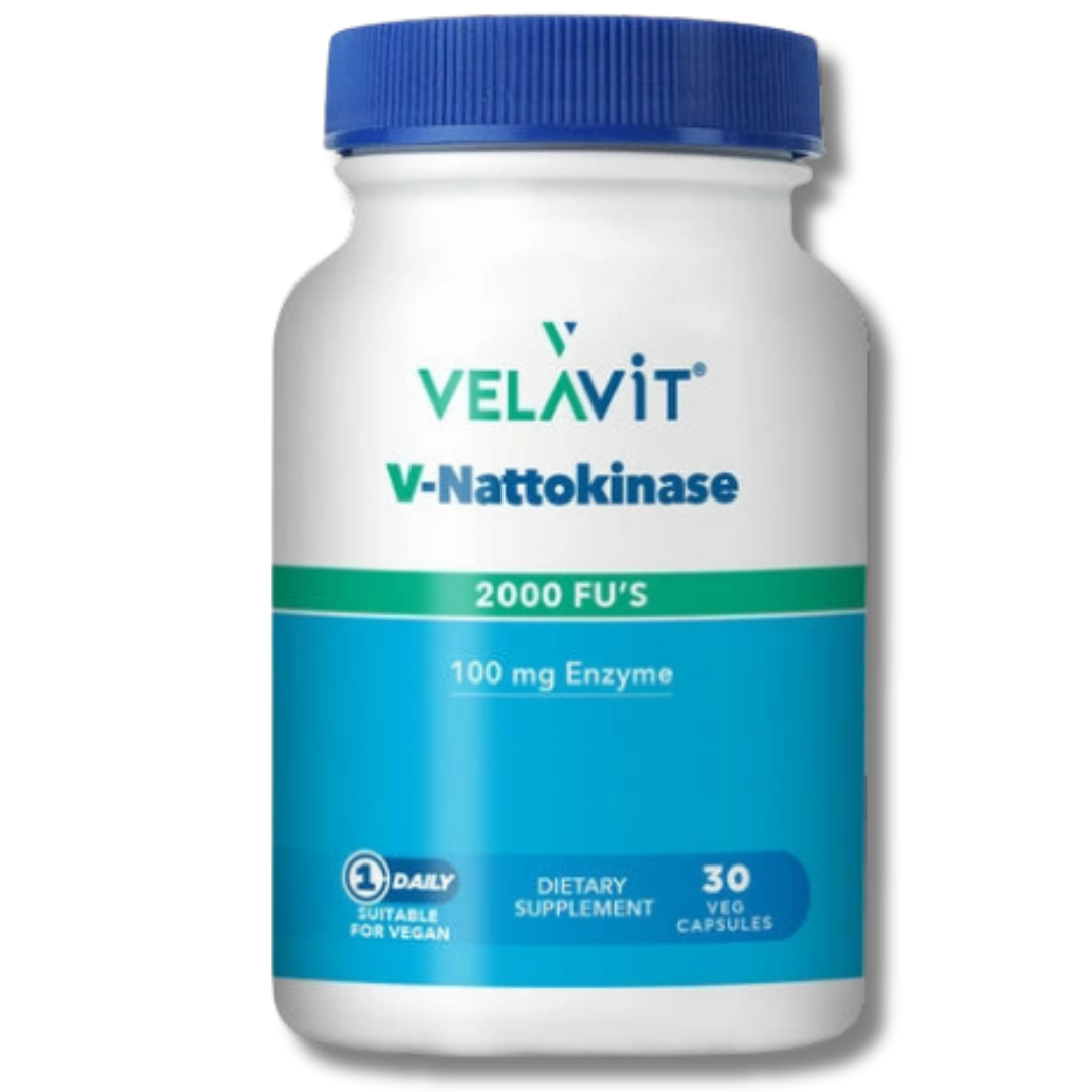 Velavit V-Nattokinase Takviye Edici Gıda 30 Kapsül