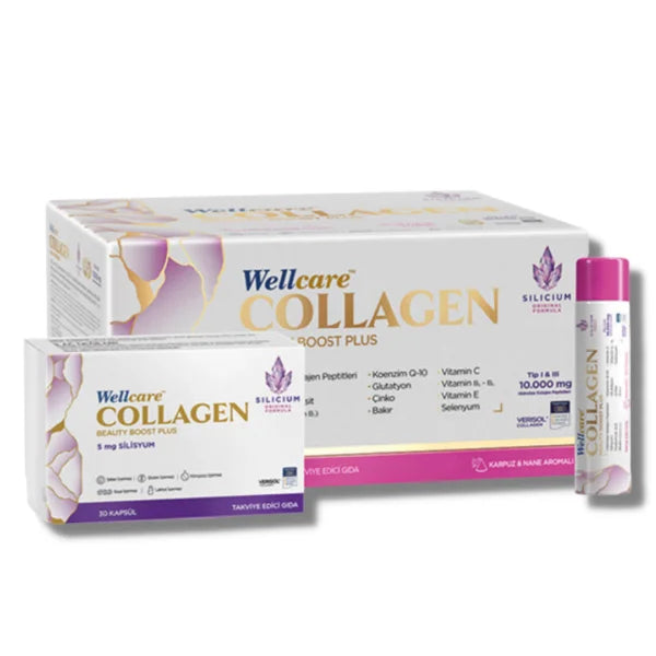 Wellcare Collagen Beauty Boost Likit Form 30 Tüp & 30 Kapsül