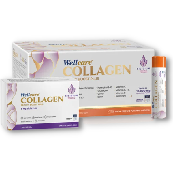 Wellcare Collagen Beauty Boost Likit Form 30 Tüp & 30 Kapsül