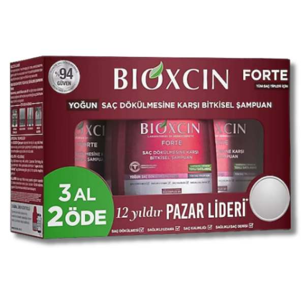 bioxcin forte saç dökülmesi için bakım şampuanı