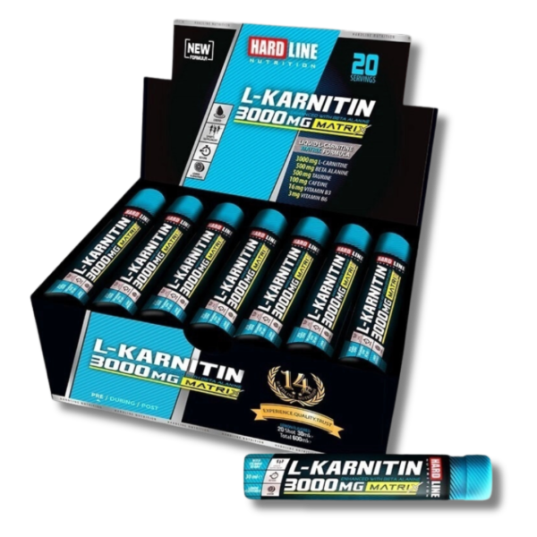 Hardline L-Karnitin Matrix 30 Ml 20 Adet